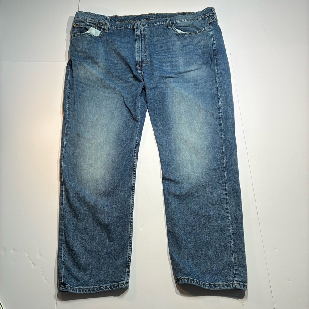 Levi's 502 Taper Jeans Men's Size 48x32 Blue Stretch Denim Big & Tall